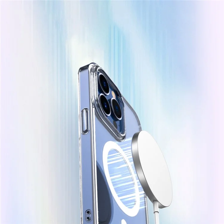 Magnetische Serie Mutural Simplism Magnetic Für Iphone 14 Pro 6,1 Zoll Hybrid Soft TPU Hard PC Back Case Transparentes Schutztelefonabdeckung