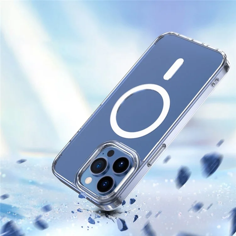Magnetische Serie Mutural Simplism Magnetic Für Iphone 14 Pro 6,1 Zoll Hybrid Soft TPU Hard PC Back Case Transparentes Schutztelefonabdeckung