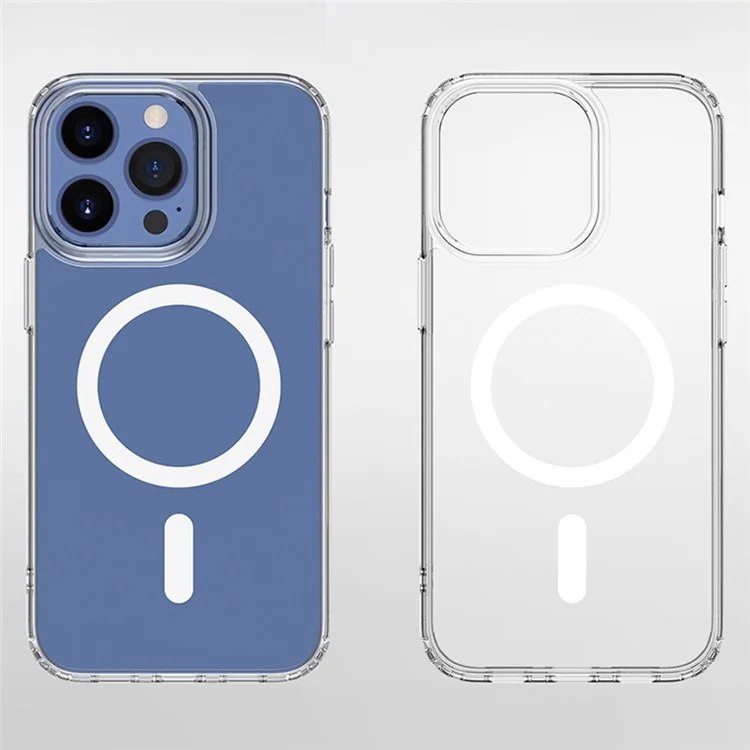Magnetische Serie Mutural Simplism Magnetic Für Iphone 14 Pro 6,1 Zoll Hybrid Soft TPU Hard PC Back Case Transparentes Schutztelefonabdeckung