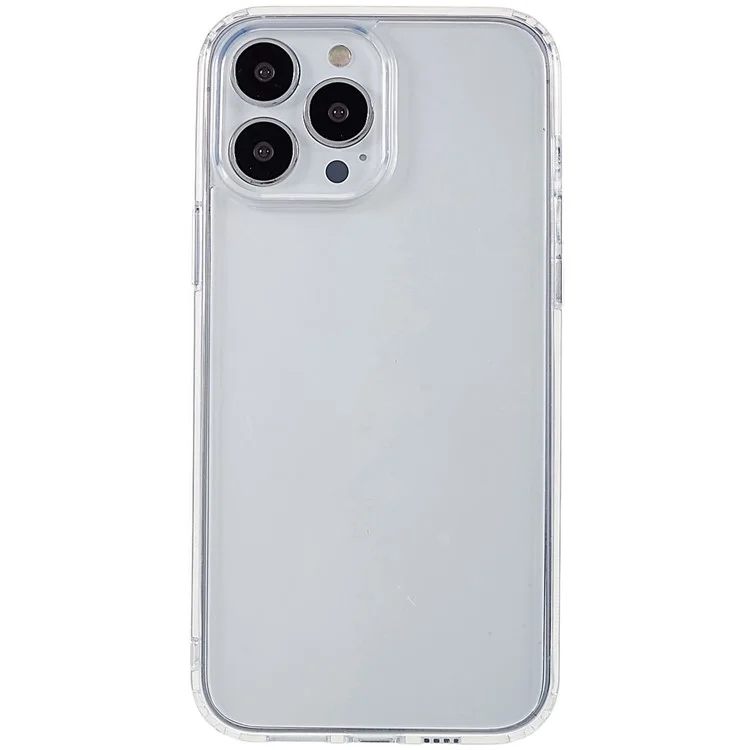 MUTURAL For iPhone 14 Plus Clear Cell Phone Case TPU Frame PC Back Anti-drop Protection Cover