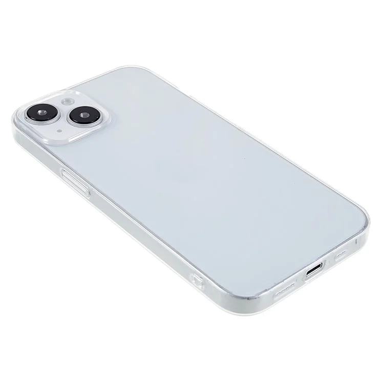 Mutural Transparent Soft TPU Case Para Iphone 14 6.1 Pulgadas, Cubierta de Teléfono Protectora Anti-scratch a Prueba de Caídas