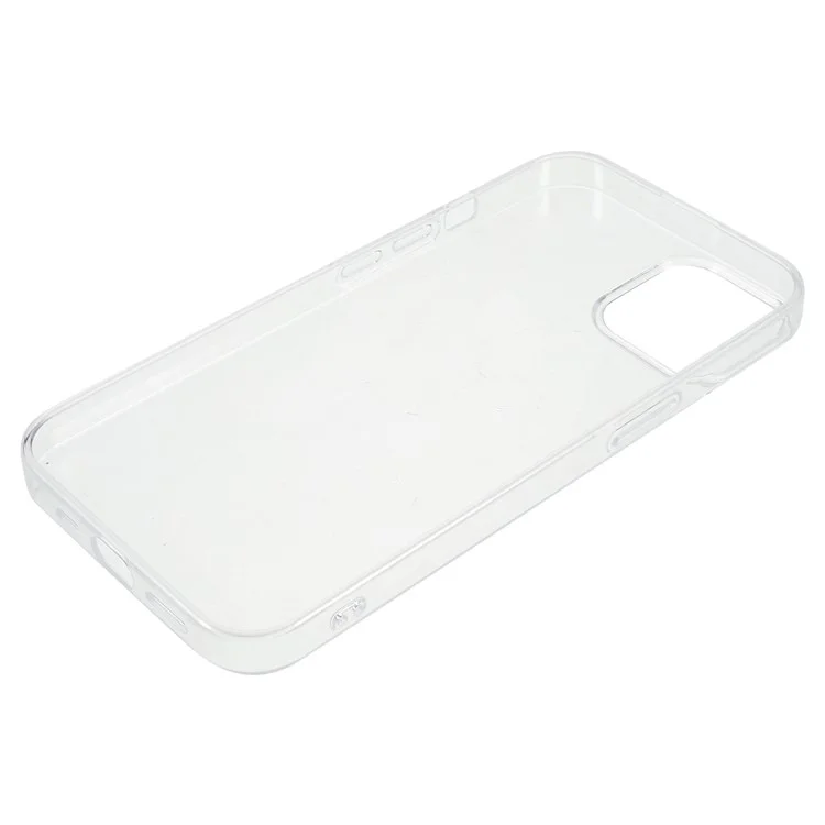 Mutural Transparent Soft TPU Case Para Iphone 14 6.1 Pulgadas, Cubierta de Teléfono Protectora Anti-scratch a Prueba de Caídas