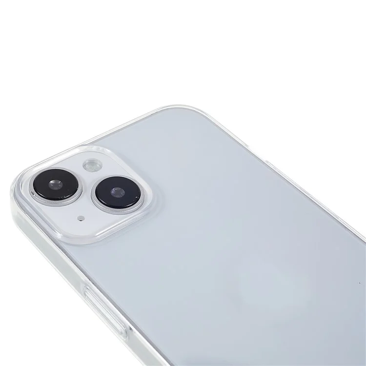 Mutural Transparent Soft TPU Case Para Iphone 14 6.1 Pulgadas, Cubierta de Teléfono Protectora Anti-scratch a Prueba de Caídas
