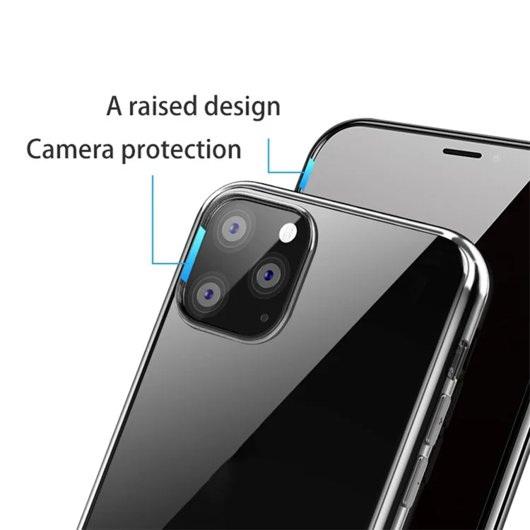 MUTURAL Für iPhone 14 Pro Max 6,7 Zoll Transparentes Slim Phone Case Anti-Drop Flexible TPU Rückabdeckung