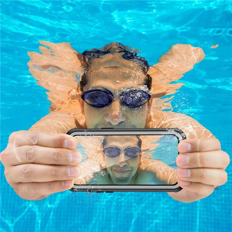 Para iPhone 14 6.1 polegadas Capa de Telefone Transparente IP68 à Prova d'Água à Prova de Choques Proteção Completa