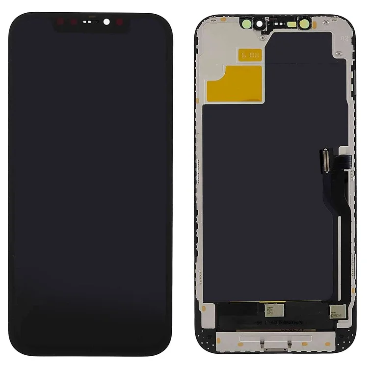 Для iPhone 12 Pro Max 6.7 дюйма Экран и Сенсорный Экран в Сборе Замены Детали (Технология ZY In-Cell) (без Логотипа)