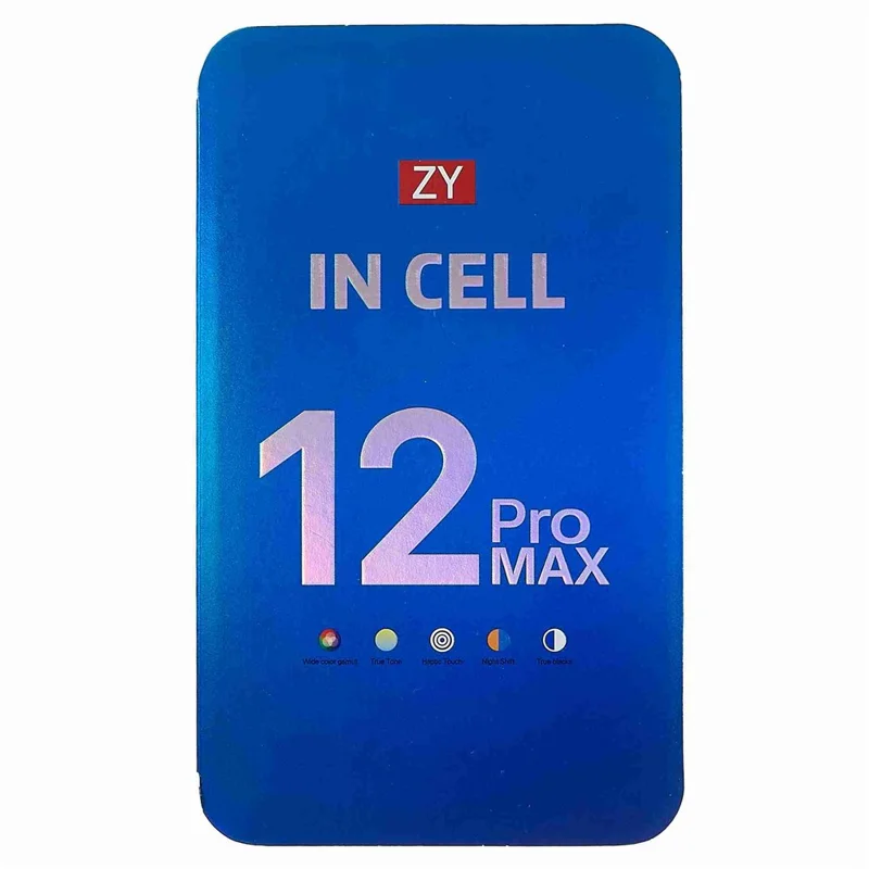 Для iPhone 12 Pro Max 6.7 дюйма Экран и Сенсорный Экран в Сборе Замены Детали (Технология ZY In-Cell) (без Логотипа)