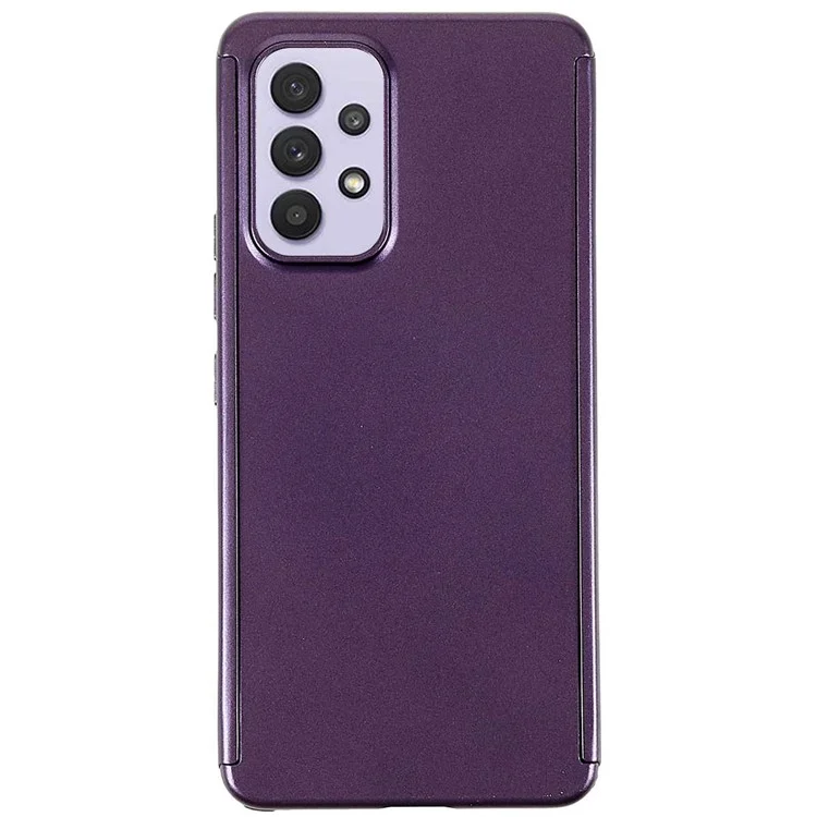 Тонкий Телефон Для Телефона Для Samsung Galaxy A32 5G Antipplop Phone Shell Costace Copect Speact с Защитным Экраном из Закаленного Стекла - Пурпурный