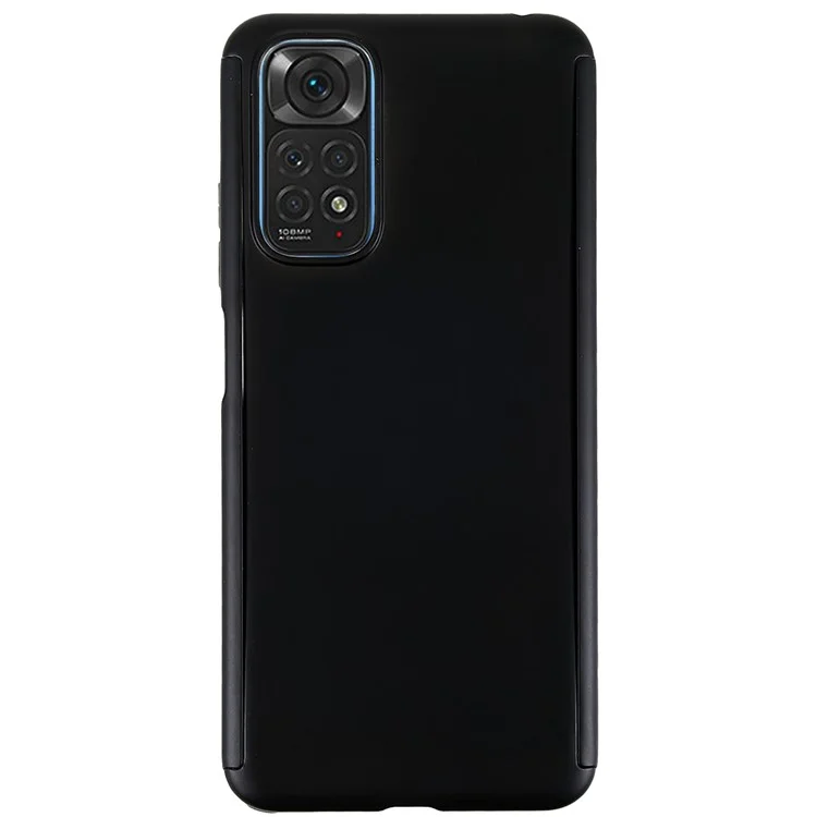 Per Xiaomi Redmi Note 11 4G (Qualcomm) / Xiaomi Redmi Note 11S 4G Custodia per telefono con protezione dello schermo in vetro temperato Anti-caduta Custodia protettiva slim - Nero