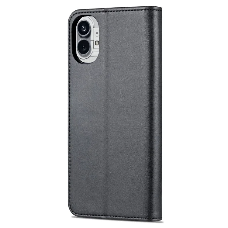Case de Teléfono de la Billetera AZNS Para Nada de Teléfono (1) 5G Protectora Folio Folio Cubierta PU Cuero + Tpu Interior Estuche Con Soporte - Negro