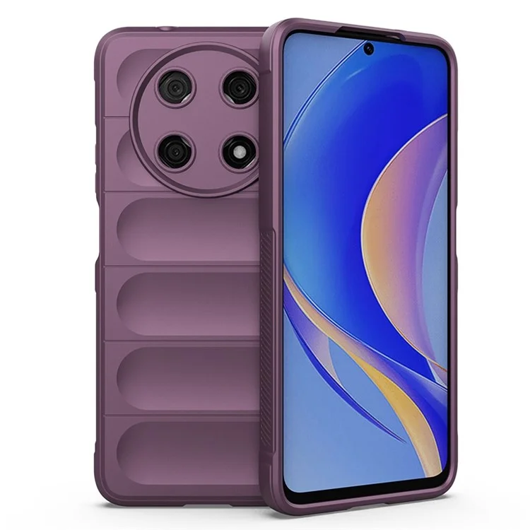 Para Huawei Enjoy 50 Pro 4G / nova Y90 4G Capa de Telefone Caso Soft TPU à Prova de Choque Capa de Telefone Móvel Protetora - Roxo Claro