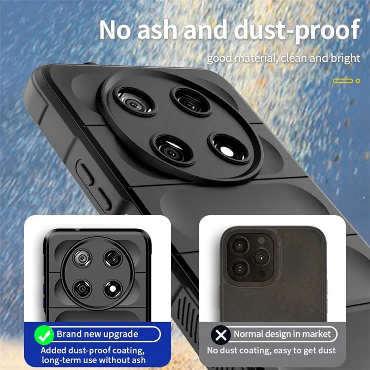Para Huawei Enjoy 50 Pro 4G / nova Y90 4G Capa de Telefone Caso Soft TPU à Prova de Choque Capa de Telefone Móvel Protetora - Roxo Claro