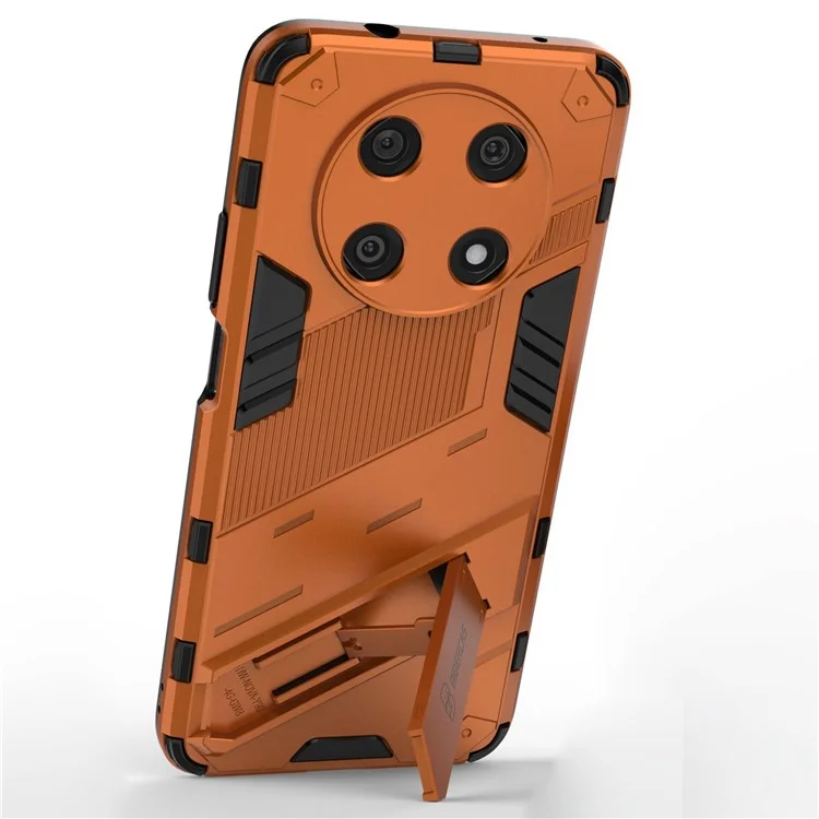 Для Huawei Наслаждайтесь 50 Pro 4G / Nova Y90 4G Shock-rase с Kickstand PC+TPU Hybrid Phone Case Antiplop Cover - Апельсин