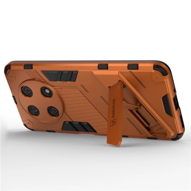Для Huawei Наслаждайтесь 50 Pro 4G / Nova Y90 4G Shock-rase с Kickstand PC+TPU Hybrid Phone Case Antiplop Cover - Апельсин