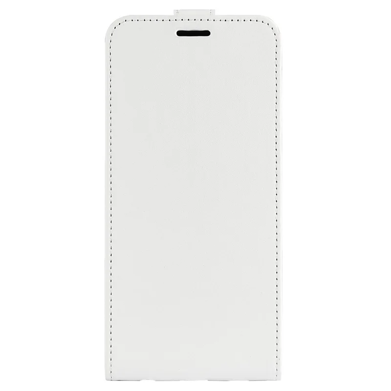For Xiaomi Redmi K50 Ultra 5G / 12T 5G Vertical Flip Crazy Horse Texture Phone Case PU Leather TPU Full Protection Cover with Card Holder - White