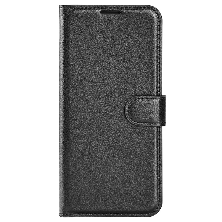 Para OnePlus Ace Pro 5G / 10T 5G Litchi Texture Folio Flip Phone Case PU Leather Wallet Stand Protective Cover - Preto