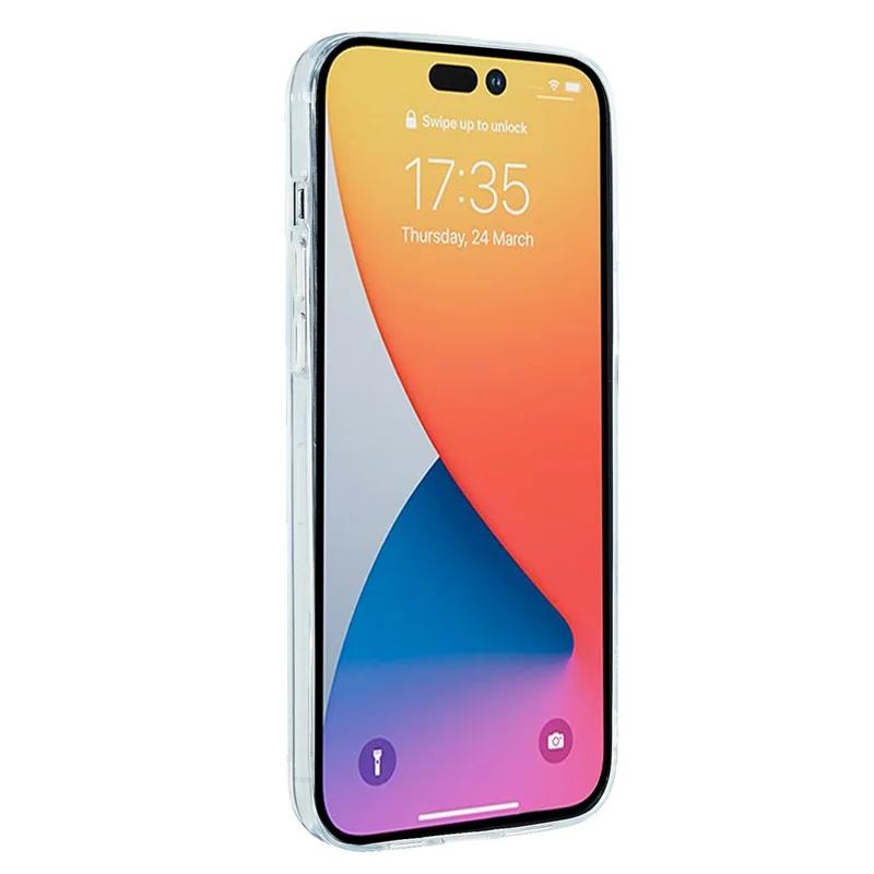 Para Iphone 14 6.1 Pulgadas de Arena Para Teléfono Celular Glitter Cubierta de Impresión de Patras de Patrón de Choque Suave TPU - Caballo Azul