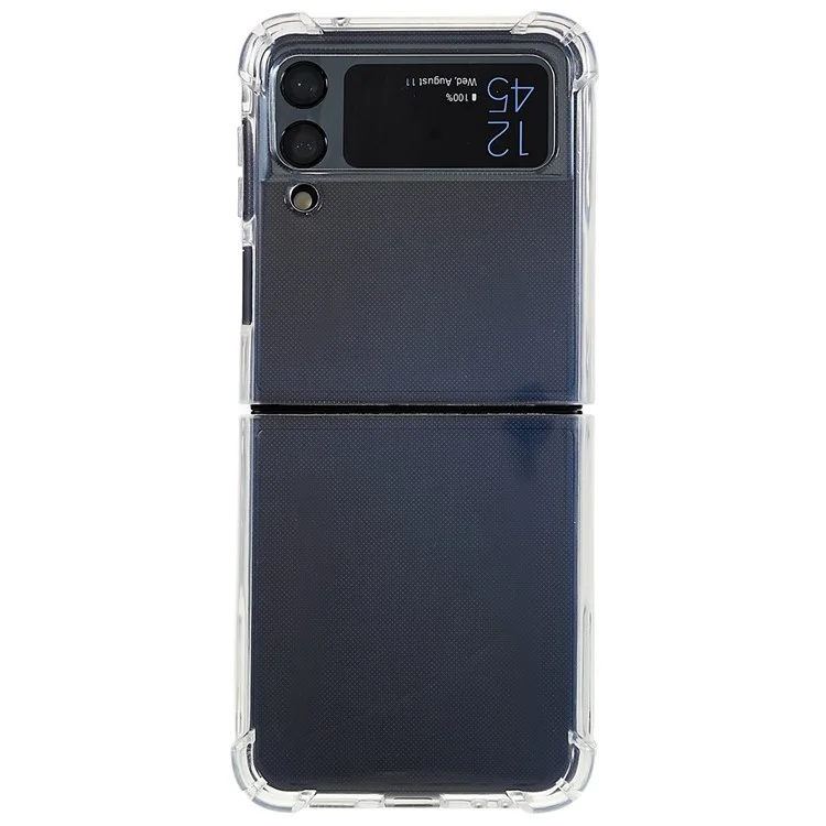 HD Clear Phone Shell Case für Samsung Galaxy Z Flip4 5G, Kratzschutz, verstärkte Ecken, Fallschutz TPU Phone Cover