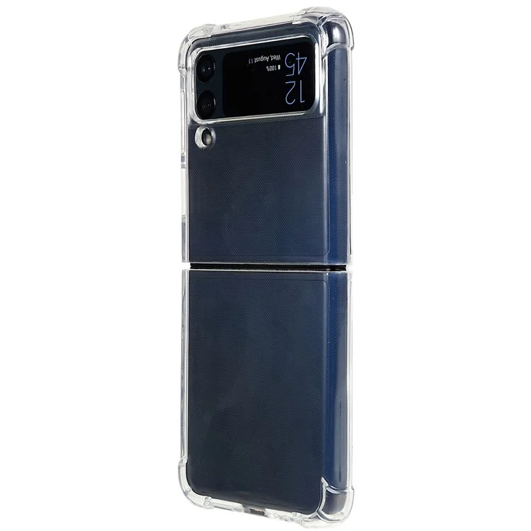 HD Clear Phone Shell Case für Samsung Galaxy Z Flip4 5G, Kratzschutz, verstärkte Ecken, Fallschutz TPU Phone Cover
