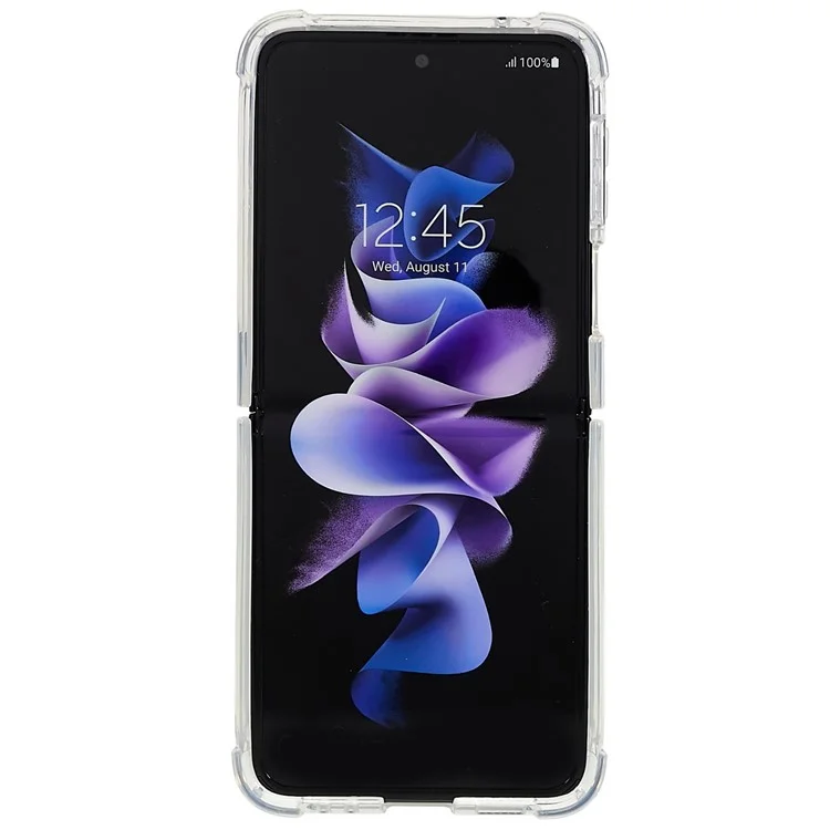 HD Clear Phone Shell Case für Samsung Galaxy Z Flip4 5G, Kratzschutz, verstärkte Ecken, Fallschutz TPU Phone Cover