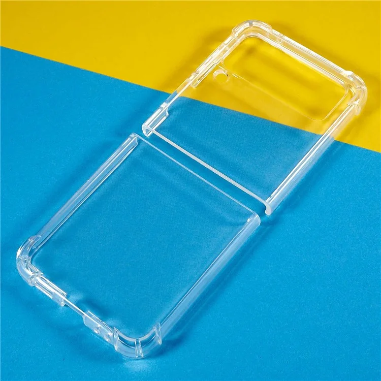 HD Clear Phone Shell Case für Samsung Galaxy Z Flip4 5G, Kratzschutz, verstärkte Ecken, Fallschutz TPU Phone Cover