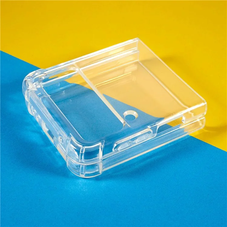 HD Clear Phone Shell Case für Samsung Galaxy Z Flip4 5G, Kratzschutz, verstärkte Ecken, Fallschutz TPU Phone Cover