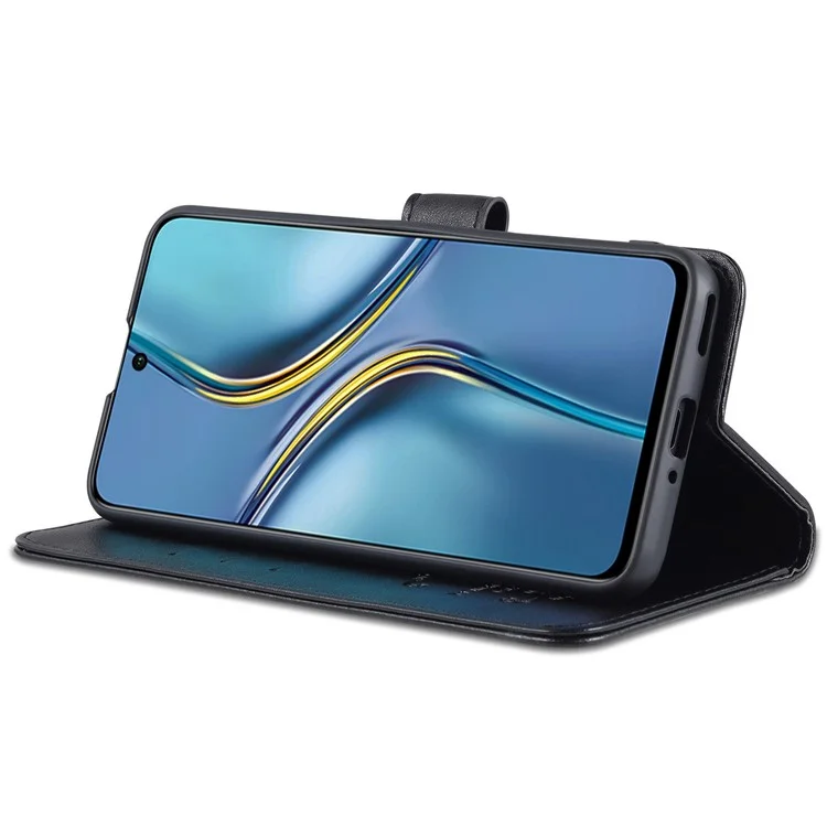 Телефон Azns Для Huawei Наслаждайтесь 50 Pro 4G / Nova Y90 4g, Защита от Кожаного Телефона в Полном Корпусе - Черный