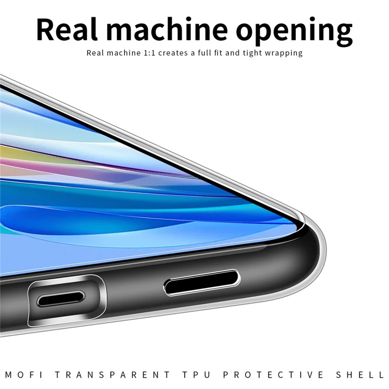 MOFI för ZTE nubia Z40S Pro 5G Drop-säker Flexibel TPU-fodral Välskyddat Telefon Klart Fodral