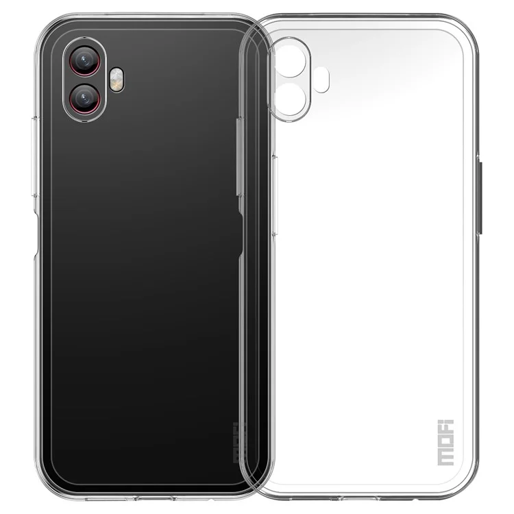 MOFI Pour Samsung Galaxy Xcover6 Pro 5G Étui en TPU flexible résistant aux chocs Bien protégé Couvre-téléphone anti-rayures transparent