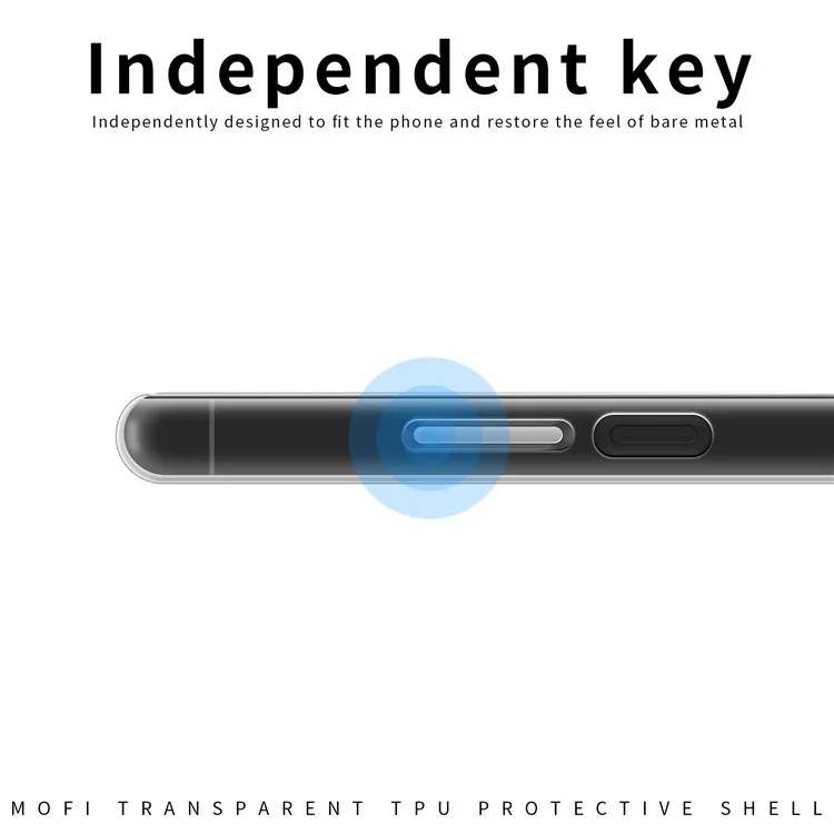 MOFI Pour Samsung Galaxy Xcover6 Pro 5G Étui en TPU flexible résistant aux chocs Bien protégé Couvre-téléphone anti-rayures transparent