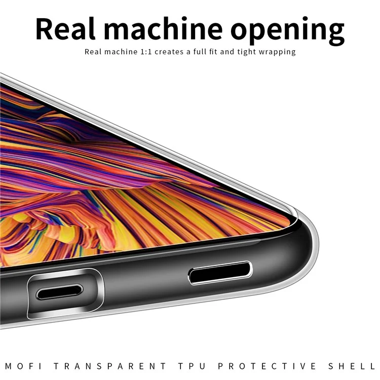 MOFI Pour Samsung Galaxy Xcover6 Pro 5G Étui en TPU flexible résistant aux chocs Bien protégé Couvre-téléphone anti-rayures transparent