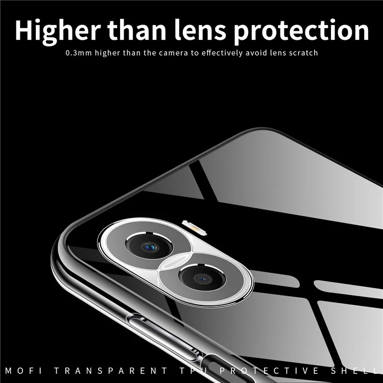 Mofi For Honor X40i 5G Case di Telefono Anti-scratch TPU TPU Copertina Antidrop Trasparente