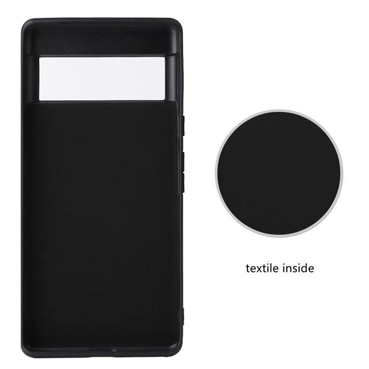 Para Google Pixel 6a Ultra Slim Anti-drop Phone Case PU Leather Hard PC Soft TPU Kickstand Ring Holder Protective Phone Cover - Cross Texture