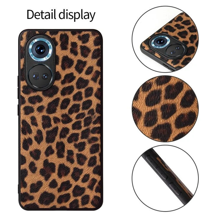 For Honor 70 5G Custodia con Rivestimento in Pelle PU Texture Protezione Ibrida Soft TPU Rigido PC - Texture in Fibra di Carbonio