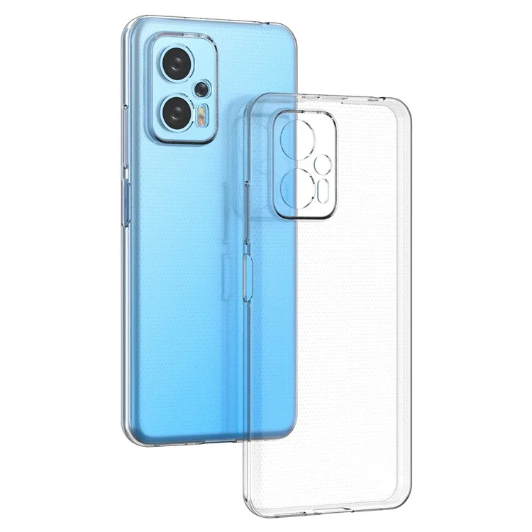 Para Xiaomi Redmi Note 11T Pro 5G / Note 11T Pro+ 5G / Poco X4 GT 5G / Redmi K50i 5G Funda de teléfono clara y ultradelgada Funda suave de TPU antigrabado