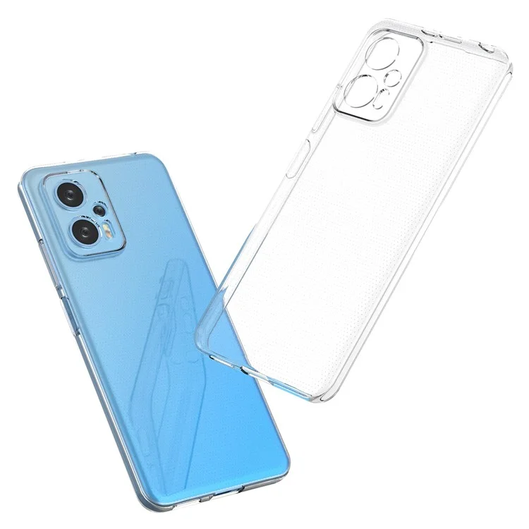 Para Xiaomi Redmi Note 11T Pro 5G / Note 11T Pro+ 5G / Poco X4 GT 5G / Redmi K50i 5G Funda de teléfono clara y ultradelgada Funda suave de TPU antigrabado