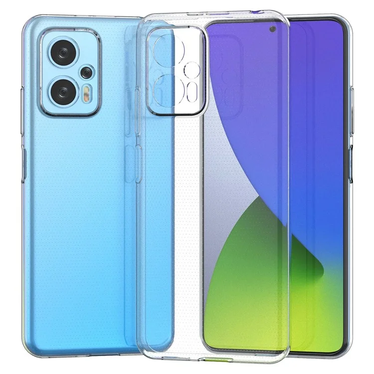 Para Xiaomi Redmi Note 11T Pro 5G / Note 11T Pro+ 5G / Poco X4 GT 5G / Redmi K50i 5G Funda de teléfono clara y ultradelgada Funda suave de TPU antigrabado