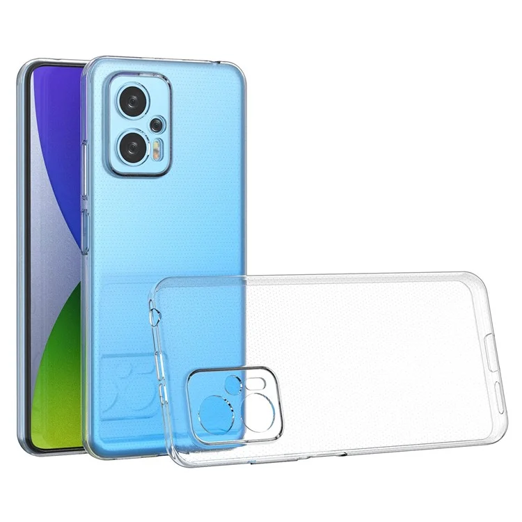 Para Xiaomi Redmi Note 11T Pro 5G / Note 11T Pro+ 5G / Poco X4 GT 5G / Redmi K50i 5G Funda de teléfono clara y ultradelgada Funda suave de TPU antigrabado