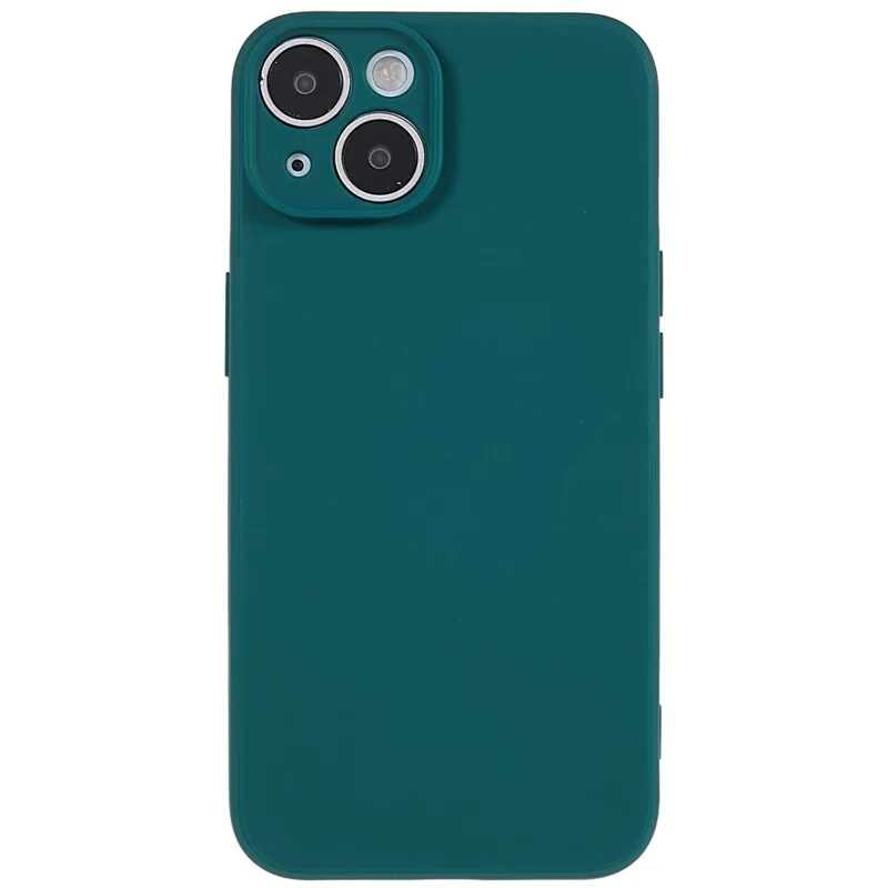 Precise Cutout Anti-Drop Case for iPhone 14 6.1 inch Protective Phone Case Shockproof TPU Phone Cover - Army Green