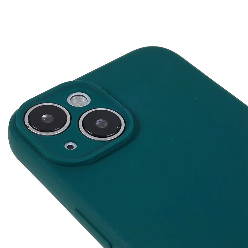Precise Cutout Anti-Drop Case for iPhone 14 6.1 inch Protective Phone Case Shockproof TPU Phone Cover - Army Green