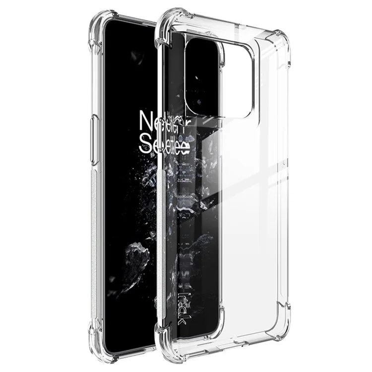 IMAK Pour OnePlus Ace Pro 5G / 10T 5G Étui téléphone à coussin d'air anti-chute HD Clair Anti-rayure Housse TPU - Transparent