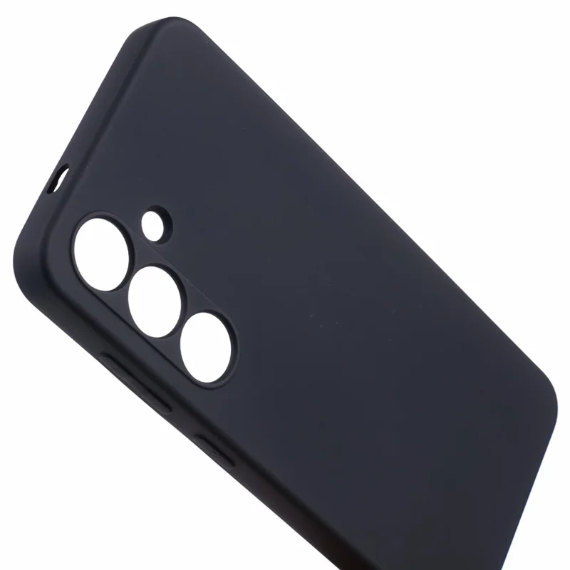 X-LEVEL For Samsung Galaxy A55 5G Case Liquid Silicone Texture Soft TPU Phone Cover - Black