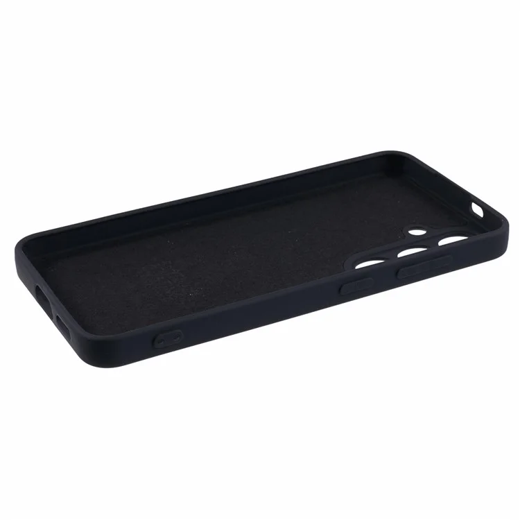 X-LEVEL For Samsung Galaxy A35 5G Mobile Phone Case Liquid Silicone Texture TPU Phone Cover - Negro