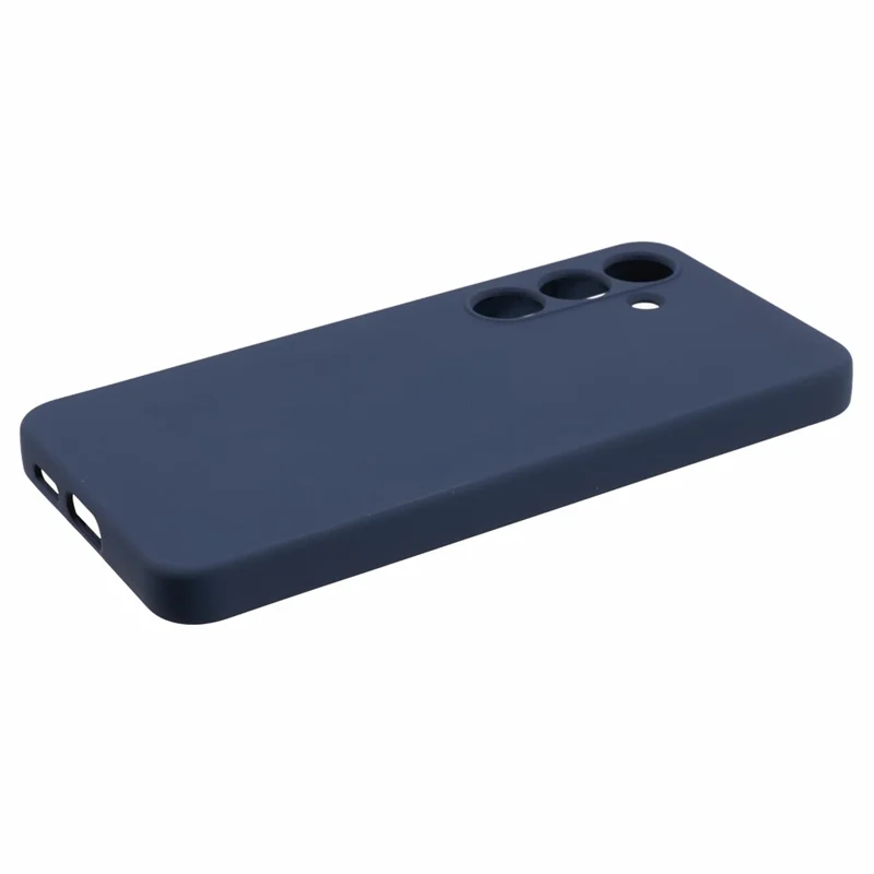 X-LEVEL For Samsung Galaxy A13 5G Phone Case Liquid Silicone Texture Soft TPU Phone Cover - Dark Blue