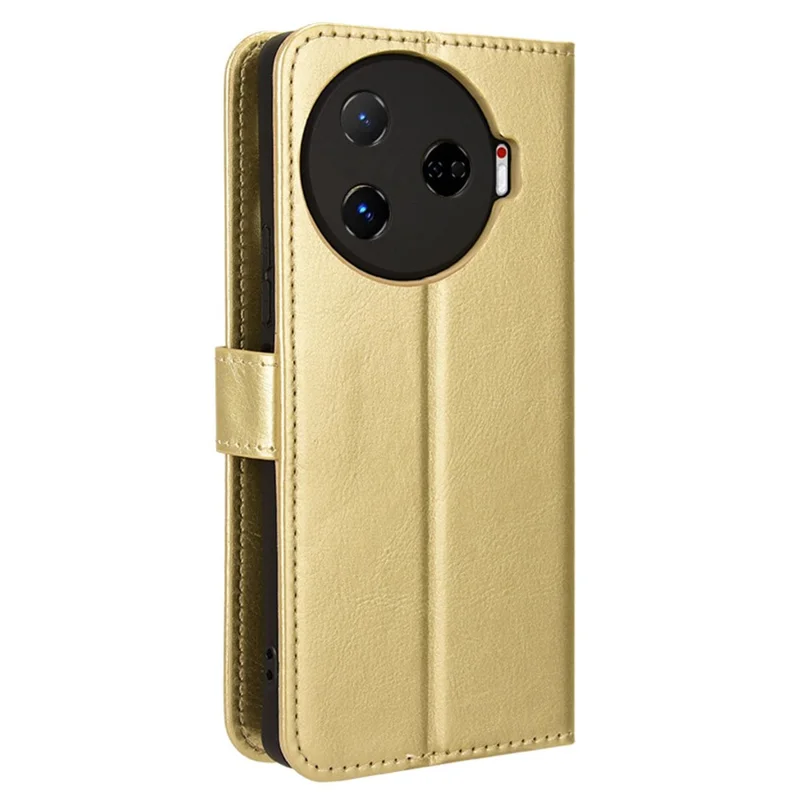 For TECNO Camon 30 Pro 5G CL8 Case Leather Phone Cover   - Gold