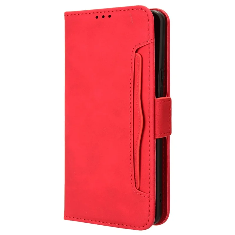 For Honor 200 Pro 5G Case Multiple Card Slots Leather Phone Cover - Red