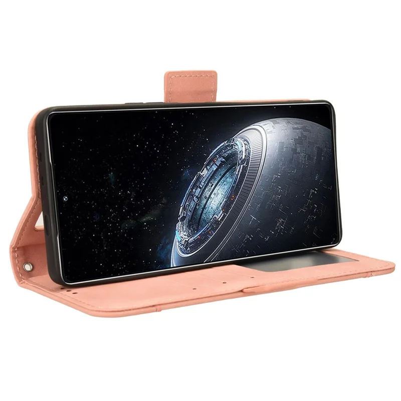 For Infinix GT 20 Pro 5G / X6871 Case Multiple Card Slots Leather Wallet Phone Cover - Pink