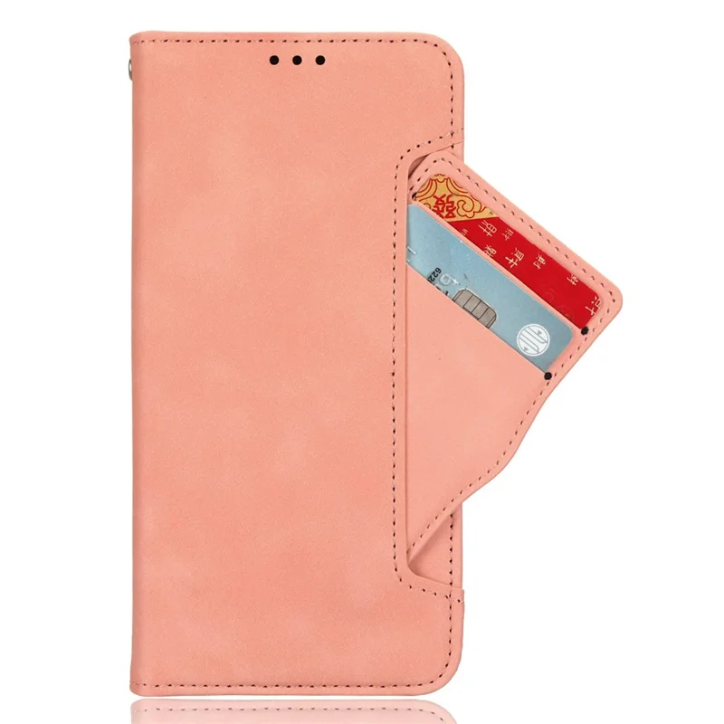 For Infinix GT 20 Pro 5G / X6871 Case Multiple Card Slots Leather Wallet Phone Cover - Pink