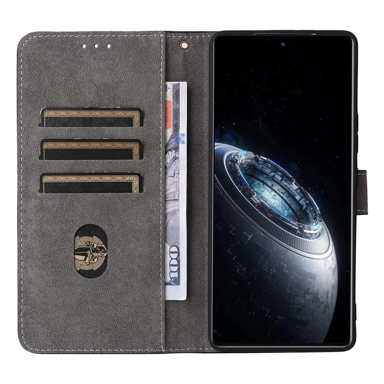 Para Infinix GT 20 Pro 5G X6871 Funda Cuero PU Bloqueo RFID Funda de teléfono con Correa - Marrón