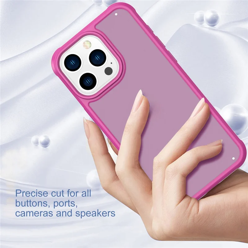 GW20 For iPhone 14 Pro Max Matte Case TPU+PC Slim Back Cover Wholesale Cell Phone Accessories - Rose